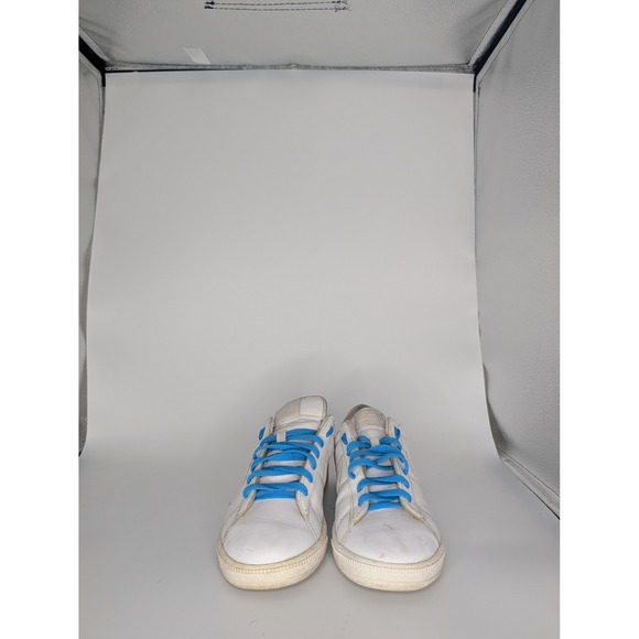 Nike Shoes - Nike Court Royale 2 Low White Leather Blue Lace Sneakers Women 9 CU9038-100